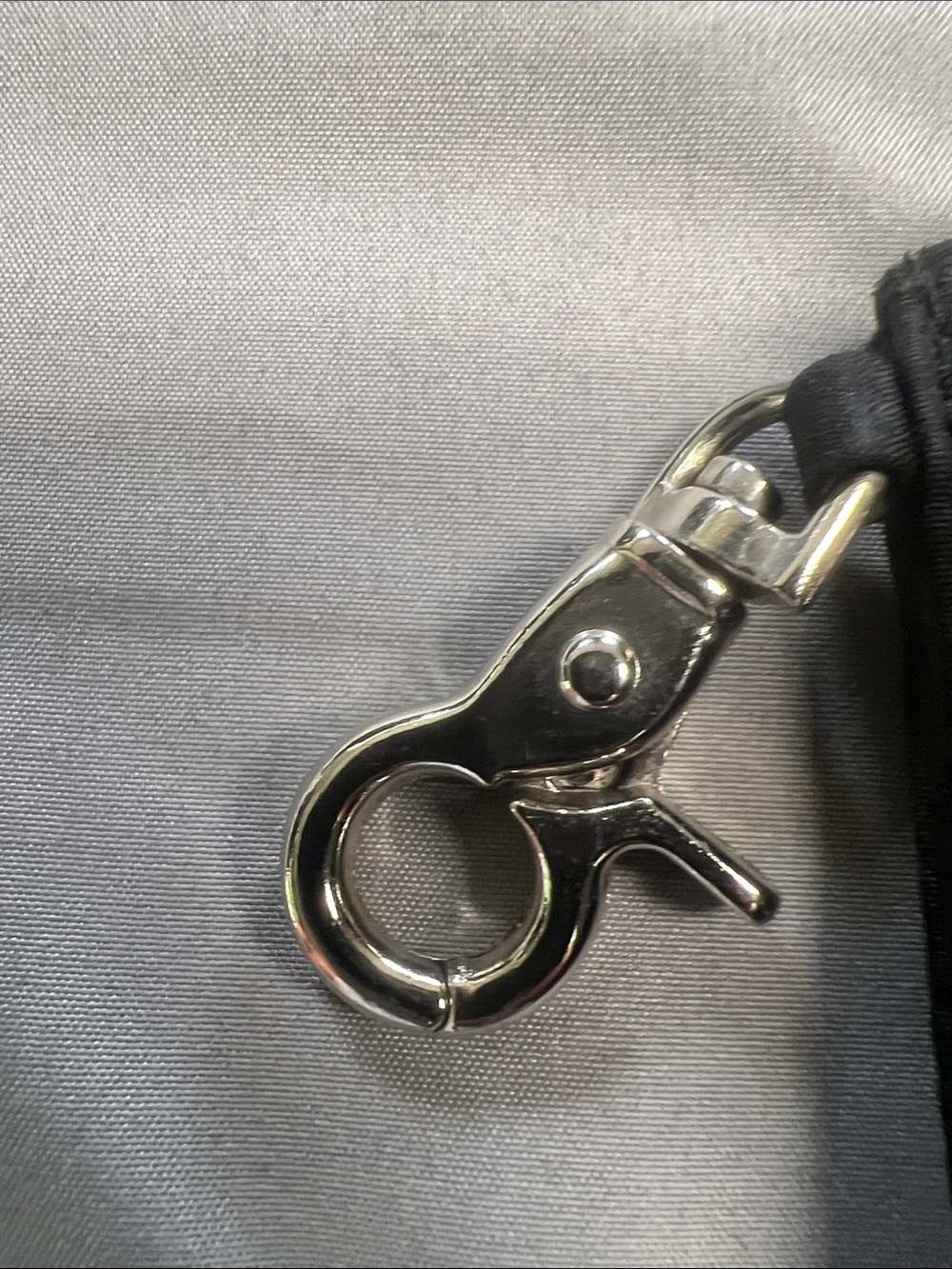 Harley-Davidson Black Crossbody Pouch with Silver Hardware - Picture 4 of 8